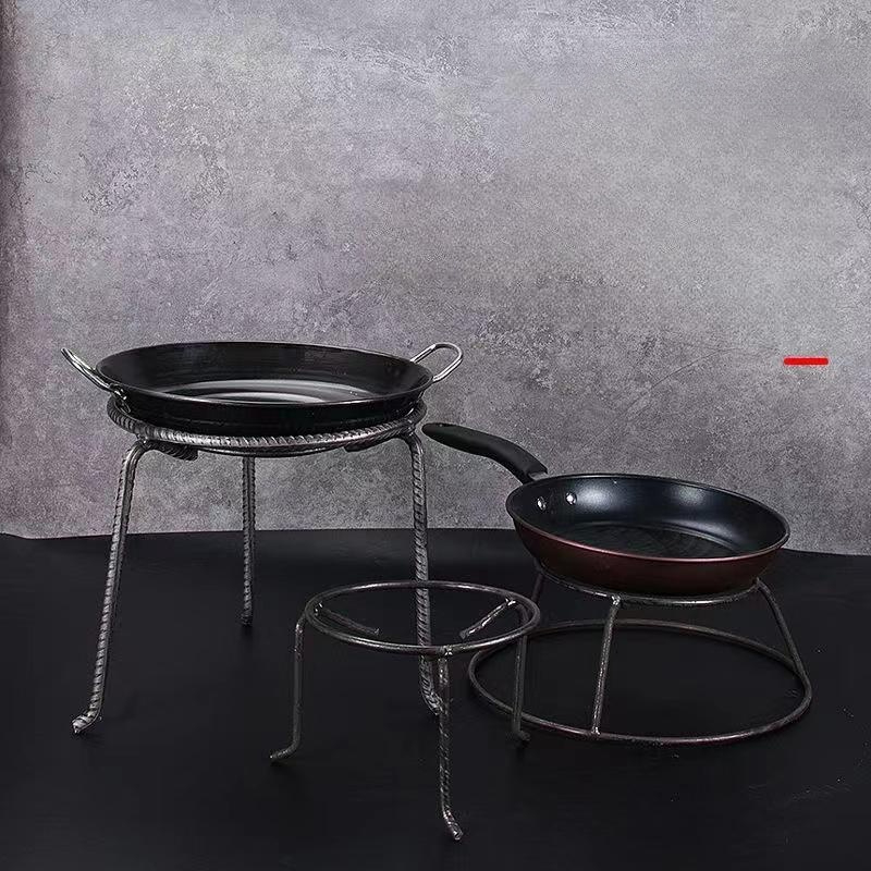 야외요리용 받침대 삼발이 그리들 불판 스탠드 스토브거치대 캠핑용 조리 불멍 주철 - 상세 이미지 2