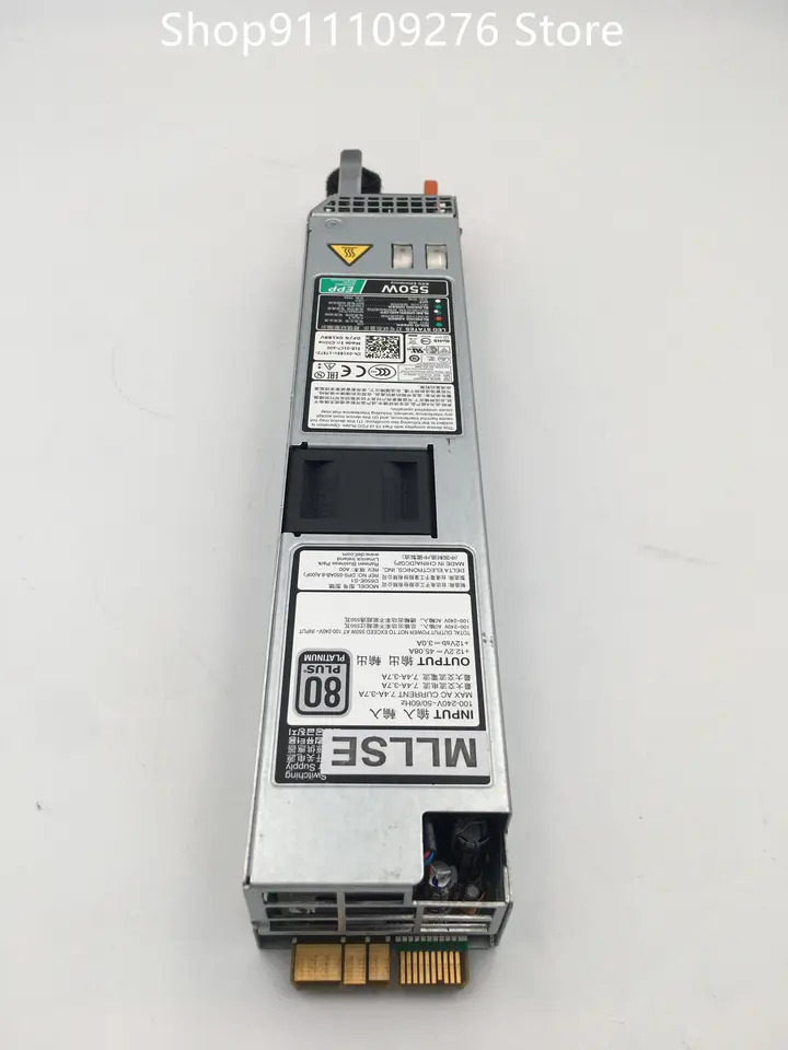 Dell R430 R440 MAX 550W 서버 전원공급장치 D550E-S1 0X185V L550E-S1 0034X1 PSU