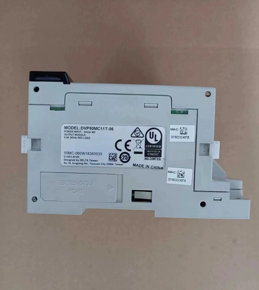 DVP50MC11T-06 PLC 기능 작동 OK
