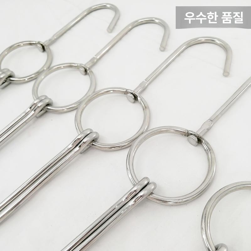 화덕 벽후크 클립 부착 벽고정걸이 벽걸이 소품걸이 후크걸이 고리행거 문후크 벽행거 - 상세 이미지 3