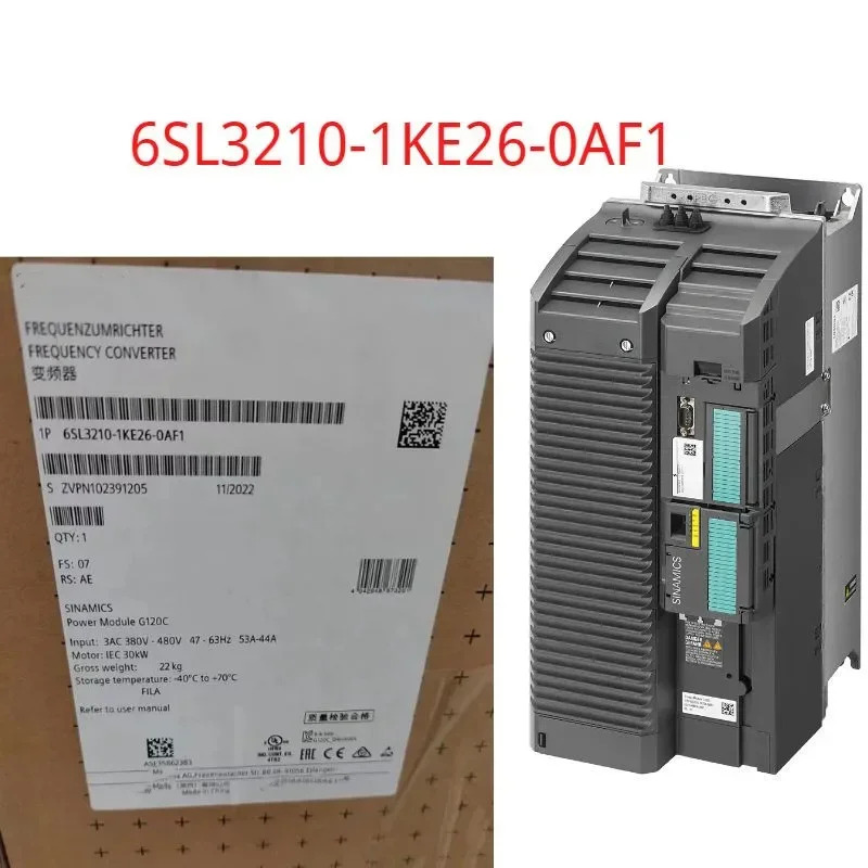SINCS G120C-Converter FSD 정격 전력 30.0KW 6SL3210-1KE26-0AF1 6SL3210 1KE26 0AF1 신