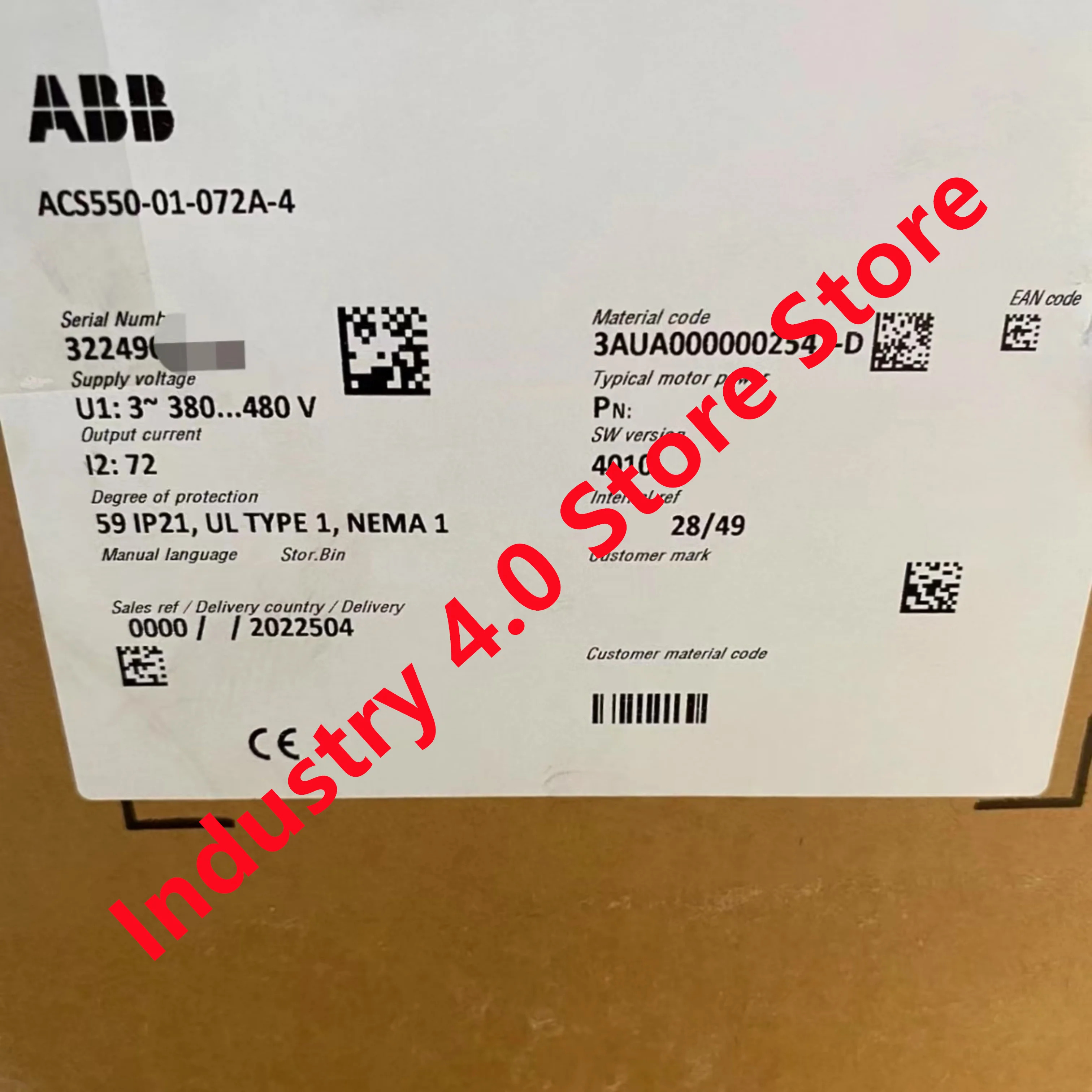 ACS550-01-059A-4 ACS550-01-072A-4 원본