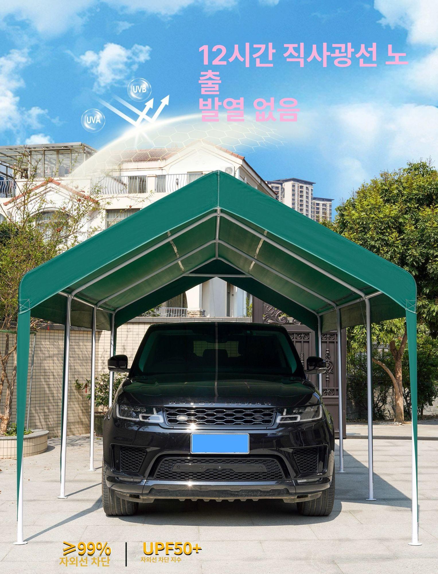 작업용 텐트 불투명 캐노피 행사용 그늘막 야외용 임시천막 소형천막 차단막 - 상세 이미지 2