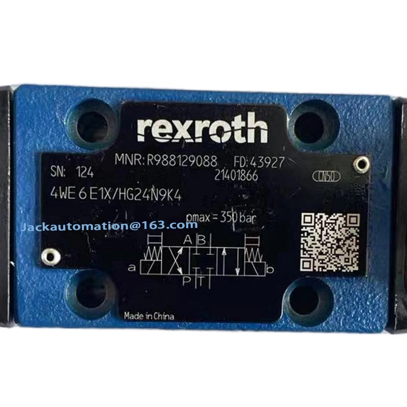 REXROTH 전자기 방향 밸브 4WE6E1X HG24N9K4 4WE6E10 R988129088