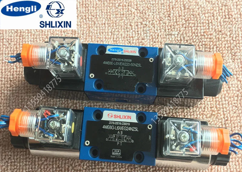 Hengli Lixin 전자기 방향 밸브 4WE6E-L6X EG24NZ5L 4WE6J- 6Y 6A 6G 6L 6C 6D