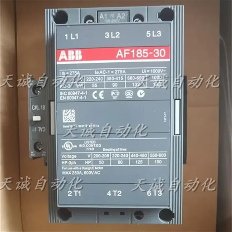 오리지널 ABB 접촉기 AF185-30-11 100-250VAC 1SFL 491001 R7011