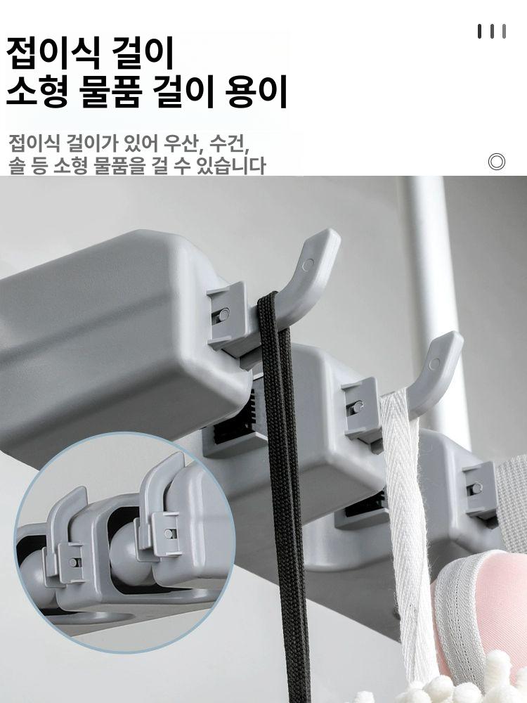 이동식 걸레걸이 스텐 사무실용 스테인레스 화장실 청소도구 마포 물받이 청소용품 - 상세 이미지 5