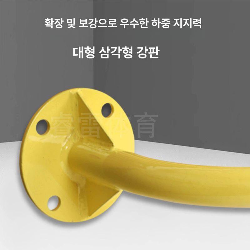 운동기구 벽걸이철봉 실내용 벽고정 벽걸이형 등운동 풀업 철봉바 상체 턱걸이바 - 상세 이미지 4