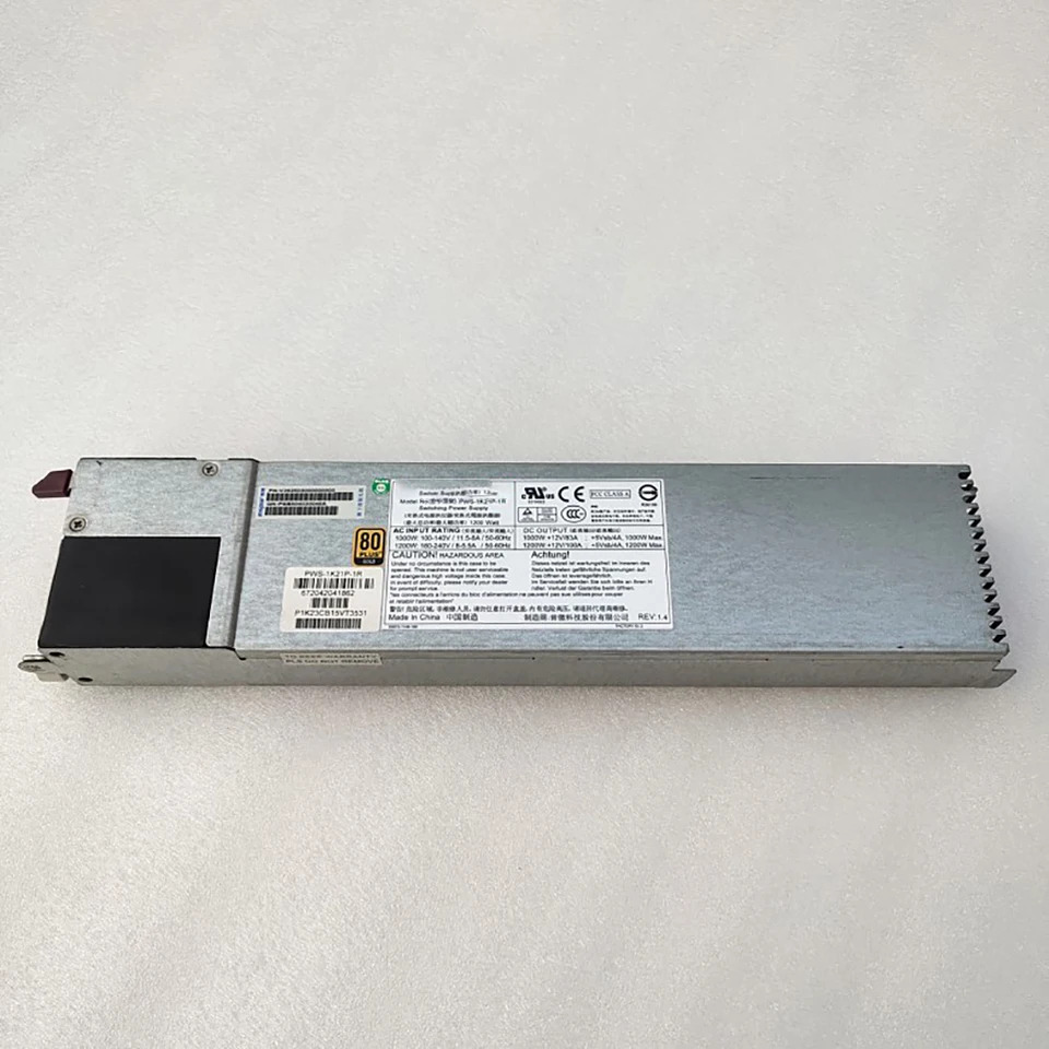 SUPERMICR PWS-1K21P-1R 데스크탑 1200W 전원공급장치 전체 리퍼