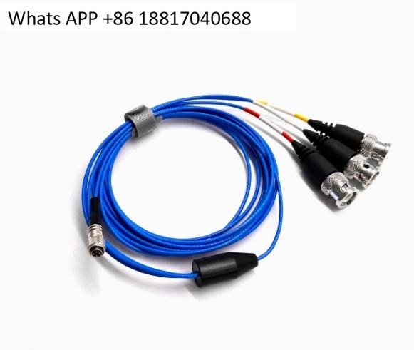 1/4-28 UNF 삼축 가속도계 케이블은 PCB삼축 케이블 4코어 커넥터를 대체할 수 있습니다.