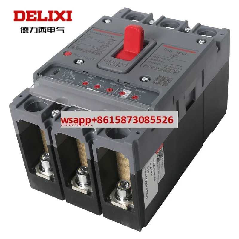 Delixi 전기 CDM3E 전조절식 전류 시지연 단락 과부하 리모컨 몰드 케이스 회로차단기