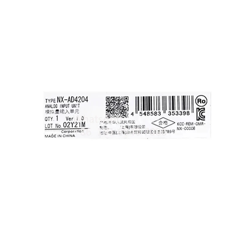 NX 시리즈 PLC 아날로그 입력 장치 NX-AD4203 NX-AD4204 신