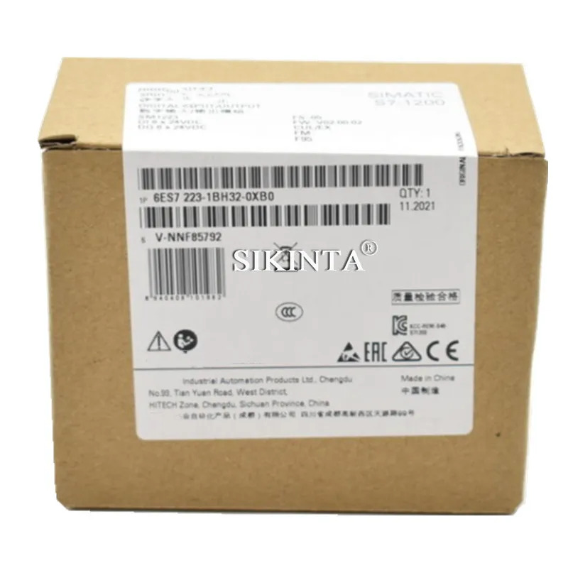 S7-1200 SM1223 디지털 확장 6AG2222-1BF32-1XB0 6ES7223-1BH32-0XB0 6AG2223-1BH32-1XB0 PLC IO 모듈 완전 리퍼