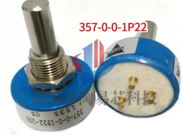 Vishay 오리지널 전도성 플라스틱 전위차계 센서 103 정밀도 5K 10K 357-0-1P22-502