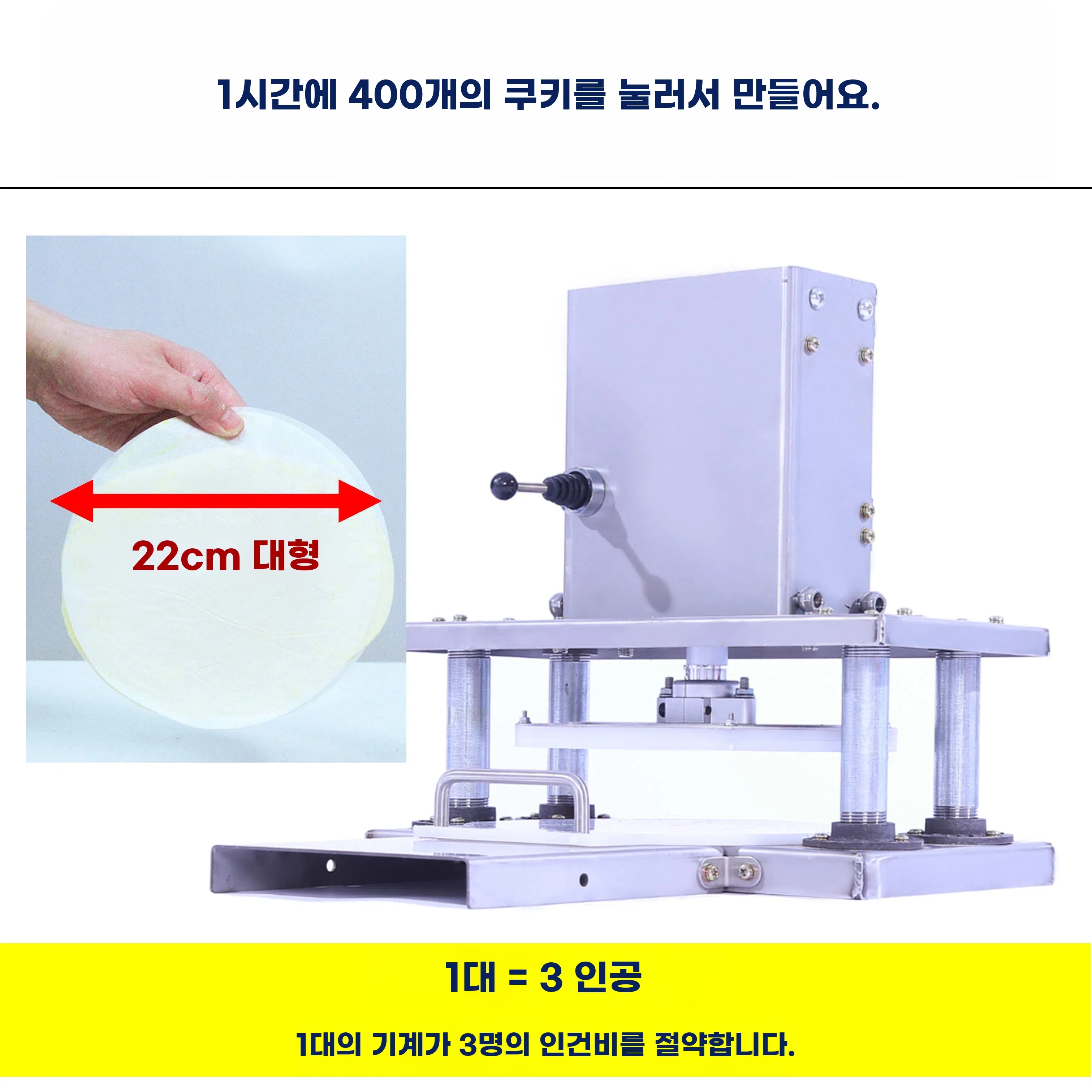 반죽압축기 케이크 프레스기 반죽누름기 케이크시트 - 상세 이미지 3