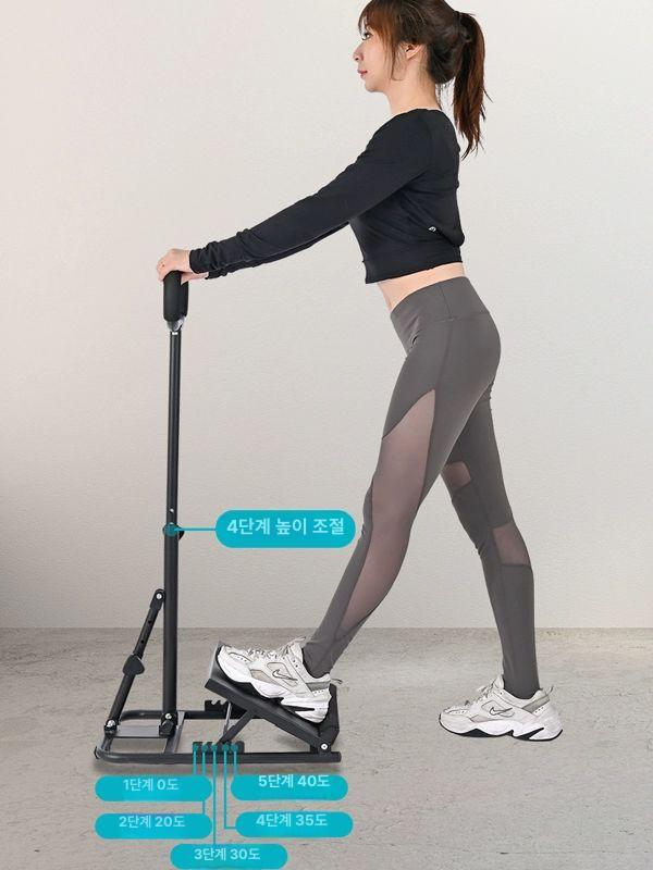 발목 스트레칭경사대 조절 각도 기구 발판 홈트 높이 손잡이경사대 경사판 - 상세 이미지 5