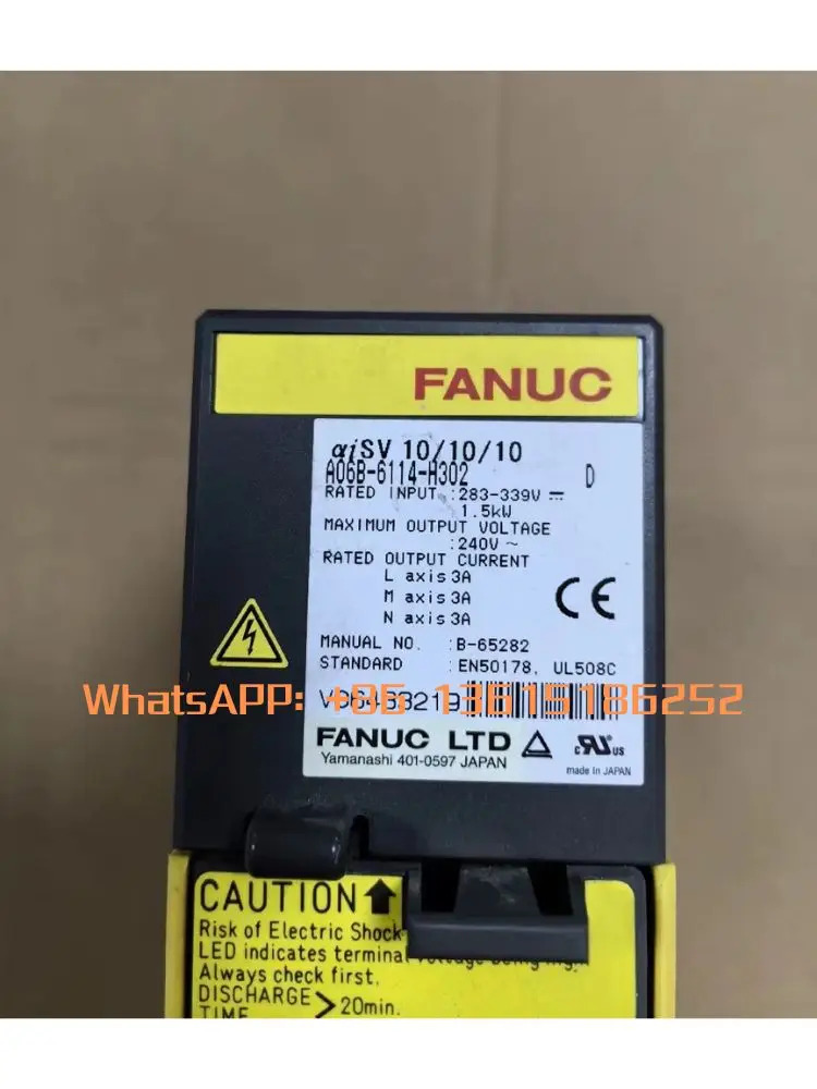 A06B-6114-H302 리퍼 드라이브 실행 기능 OK