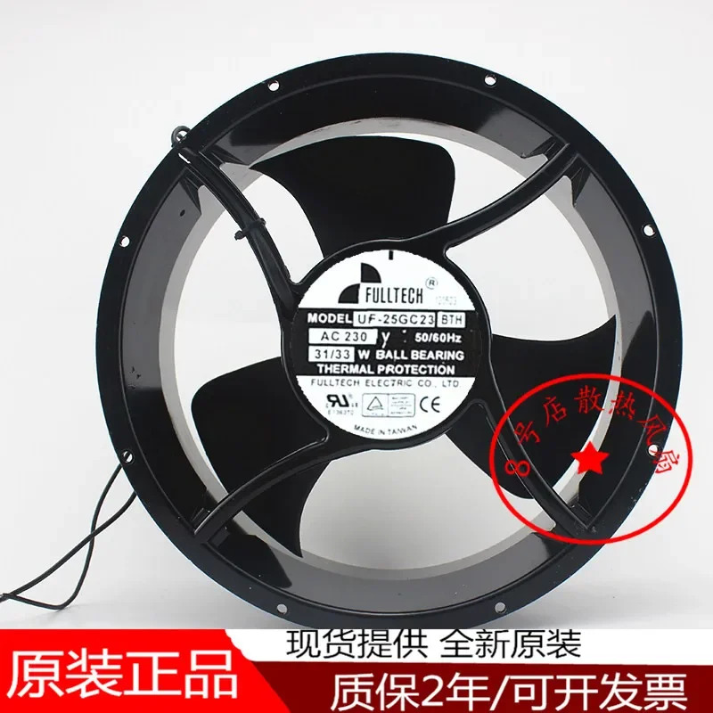 FULLTECH UF-25GC23BTH 서버 냉각팬 AC 230V 31 W 33W 254x254x89mm 2핀