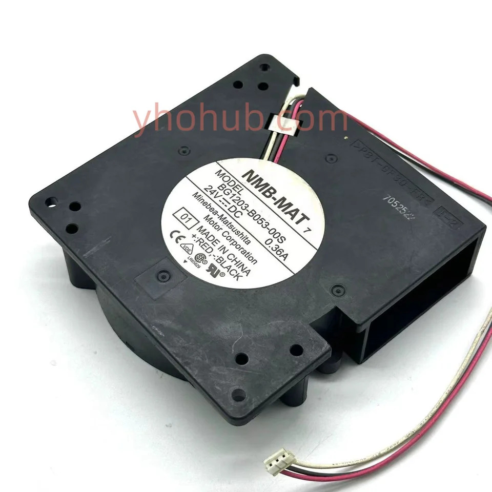 NMB-MAT BG1203-B053-00S DC 24V 0.36A 120x120x32mm 3 선 서버 냉각팬