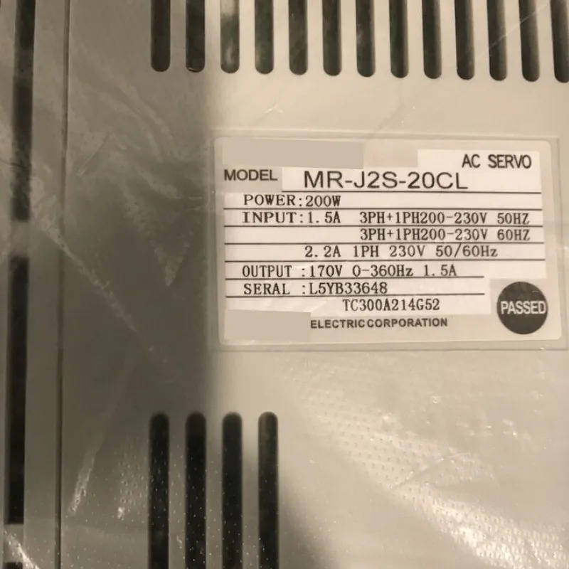 MR-J2S-20CL 서보 드라이브 신형