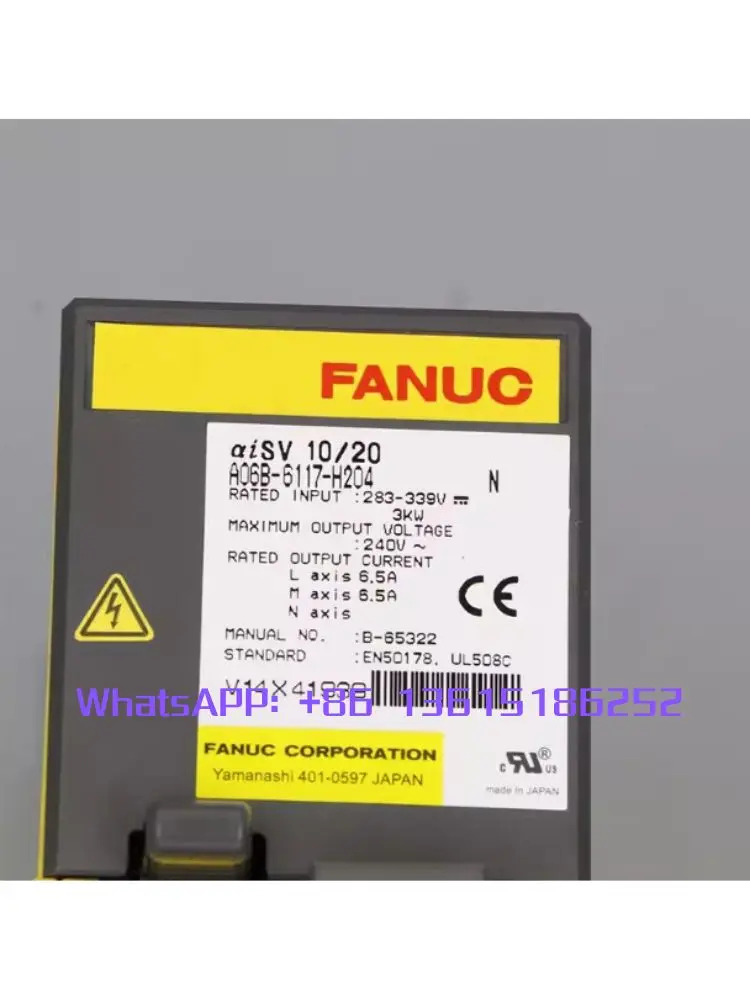A06B-6117-H204 리퍼 드라이브 실행 기능 OK