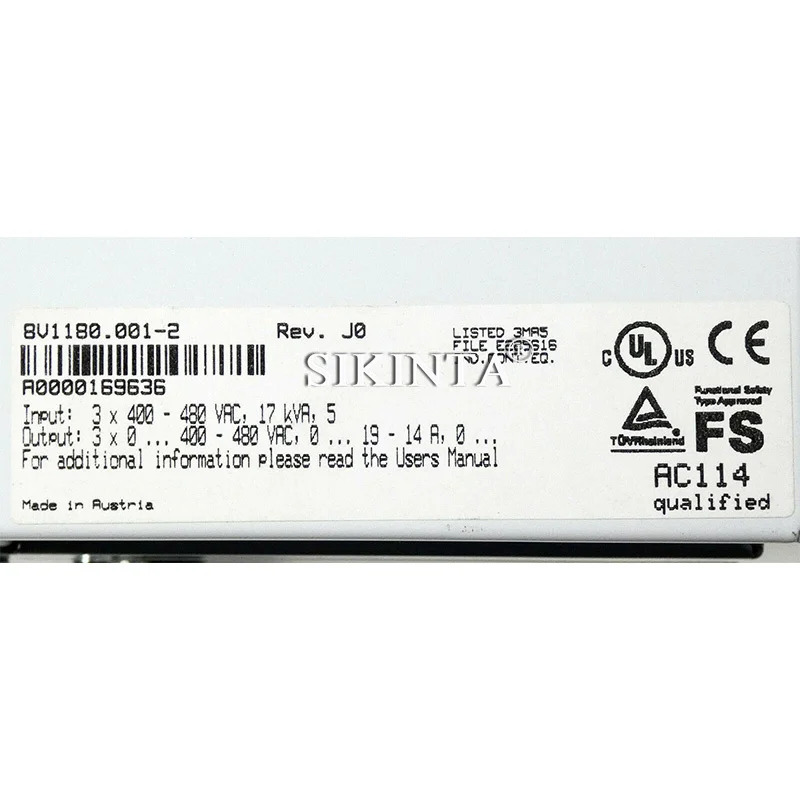 1010 서보 드라이브 8V1180.001-2 증폭기 완전히 리퍼