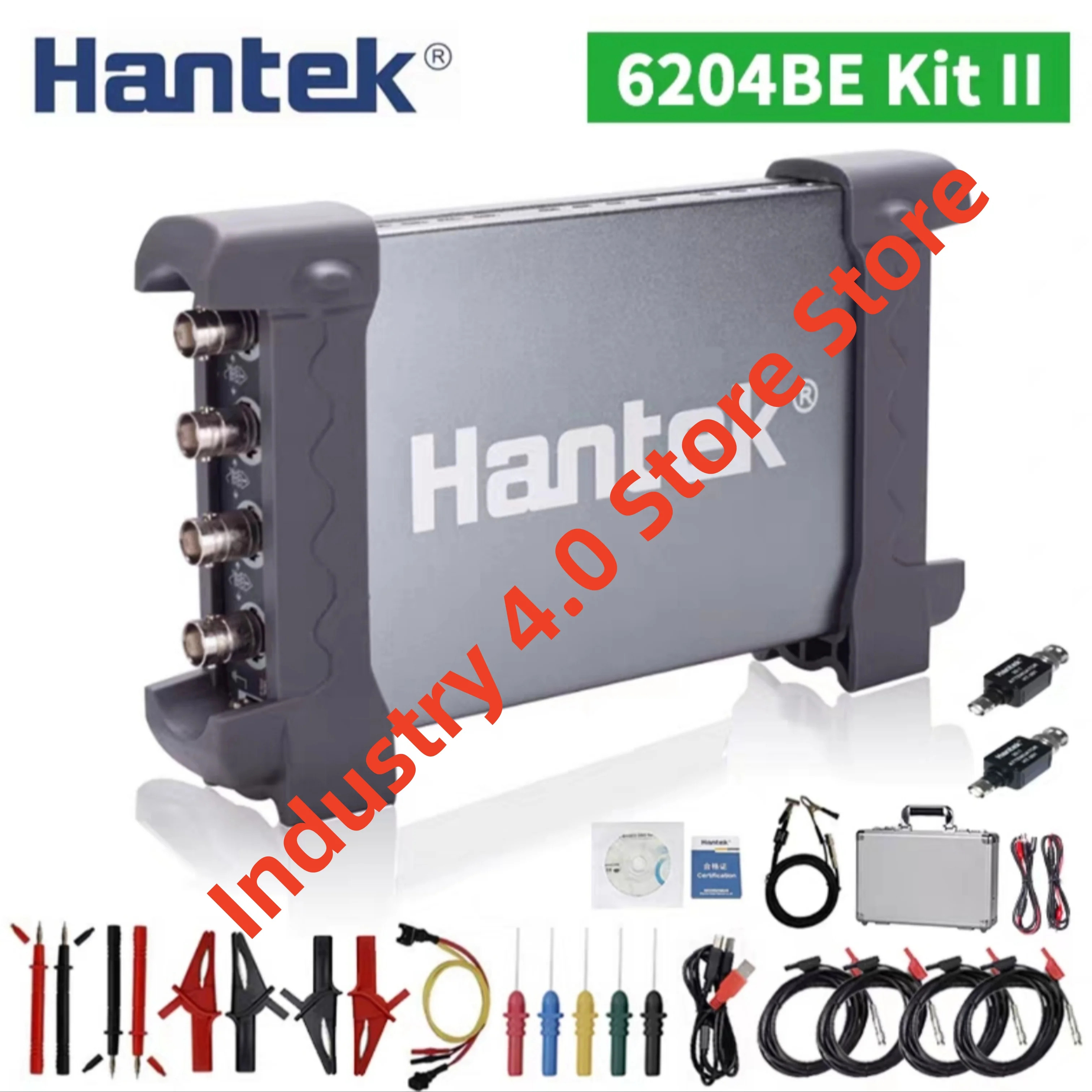 Hantek 6204BE KIT-II 4채널 USB 가상 오실로스코프 원본