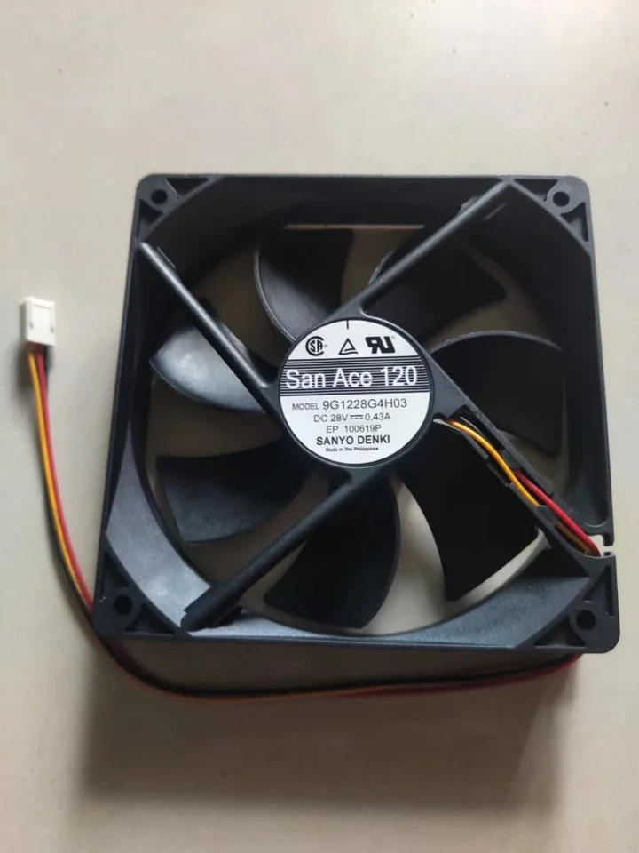 SANYO 냉각팬 DC 28V 0.43A 112cm 3핀 9G1228G4H03