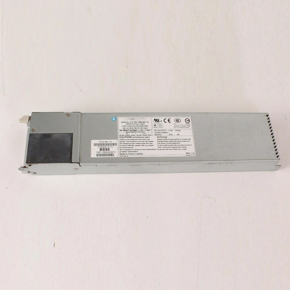 슈퍼마이크로 PWS-981-1S 서버 전원공급장치 980W