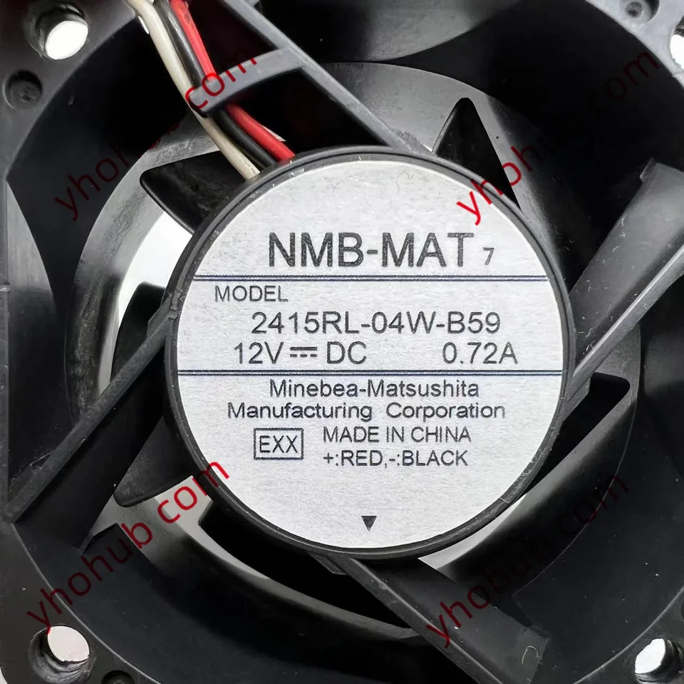 NMB-MAT 3 선 서버 냉각팬 2415RL-04W-B59 EXX DC 12V 0.72A 60x60x38mm