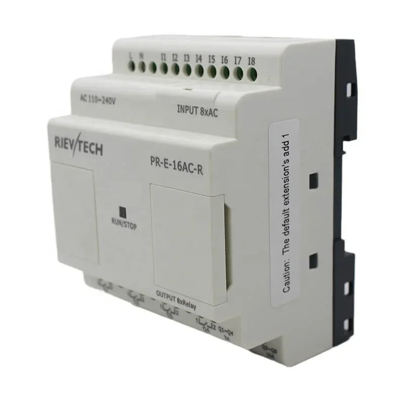 프로그래밍 논리 시스템 PR-E-16AC-R PLC RIEVTECH plc 교육 키트전체 액세서리 entrenador 예비 부품