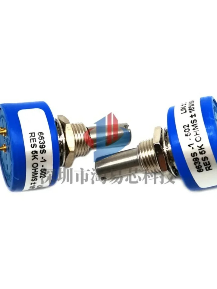 정밀 단일 회전 연속 각도 변위 전위차계 6639S-1-102 6639S-1-502