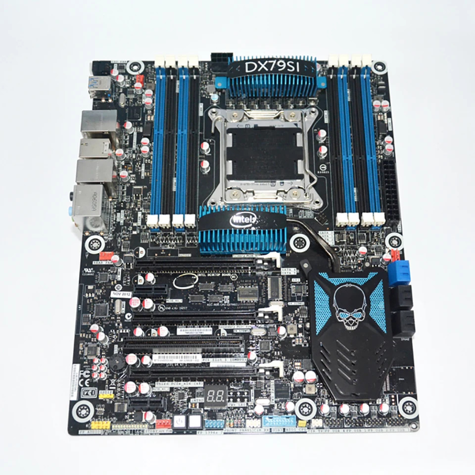 DX79SI LGA2011 지지대 E5 V2 I7 3960X CPU X79 마더보드 미세 작동