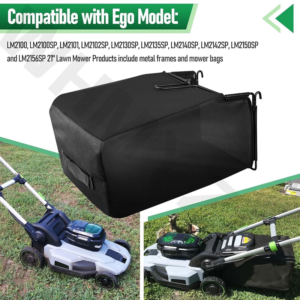 WHMYZHL 3800095004 잔디 가방 캐처 3705442002 호환 LM2100, 모델 LM2150SP 깎는 잔디깎이 cm EGO 백 LM2000, 기계 LM2130SP, - 상세 이미지 3
