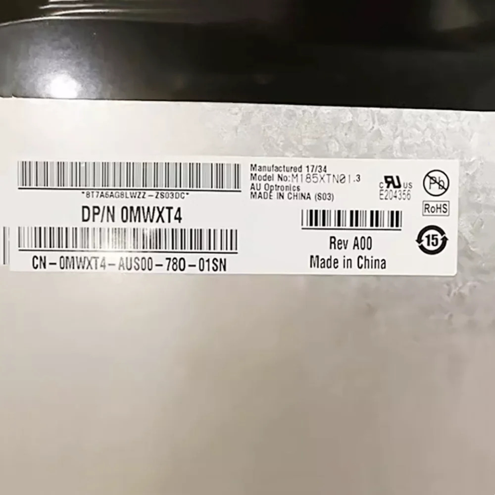 M185XTN01.3 18.5 인치 LCD 디스플레이 스크린 패널