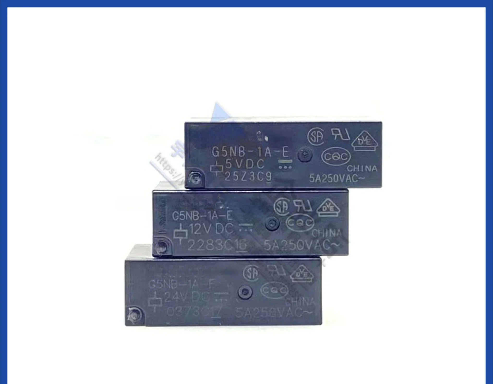 릴레이 G5NB-1A 1A-E-5VDC 12VDC 24VDC DC12V HF46F 5A 20 개
