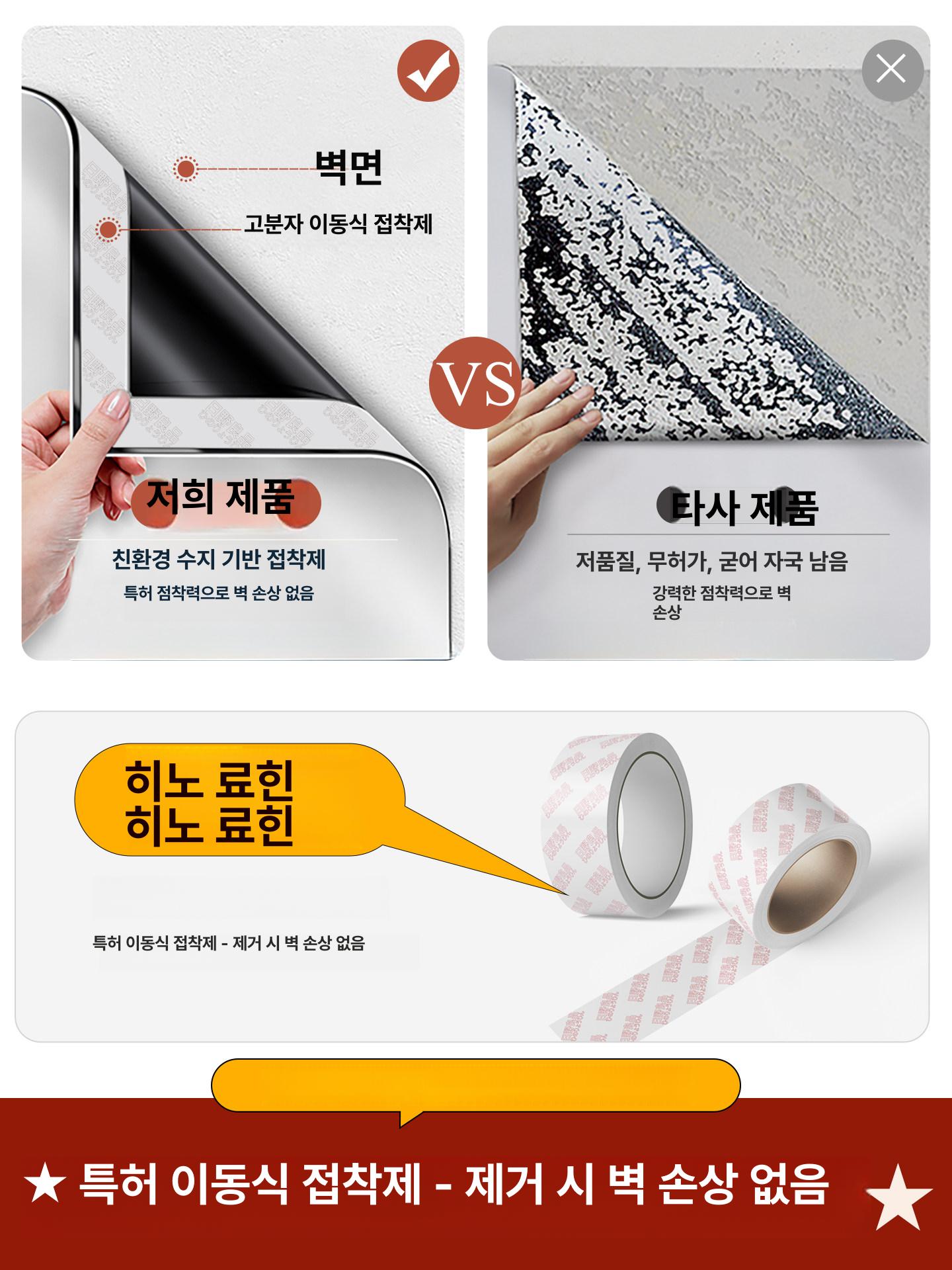 학원 화이트보드 투명칠판 벽걸이 사무용 강화 메모 강의실 교육용 회의용 아크릴 - 상세 이미지 3