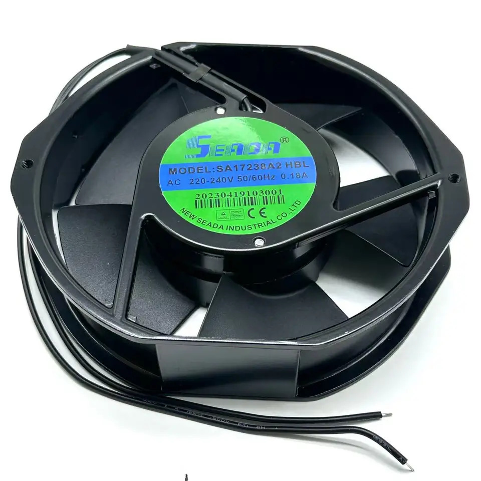 SEADA 2 와이어 서버 냉각팬 SA17238A2 HBL AC 220 V 240V 0.18A 172x150x38mm
