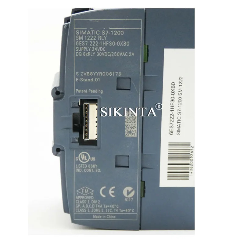 SM1222 S7-1200 디지털 출력 확장 PLC 6ES7222-1HF30-0XB0 6ES7222-1BF30-0XB0 CPU 모듈 완전 리퍼
