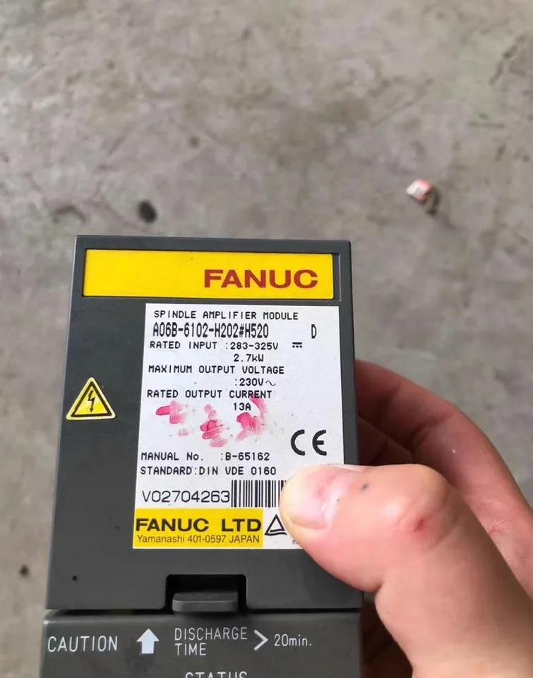 A06B-6102-H202 H520 스핀들 모듈 좋은 외관 신