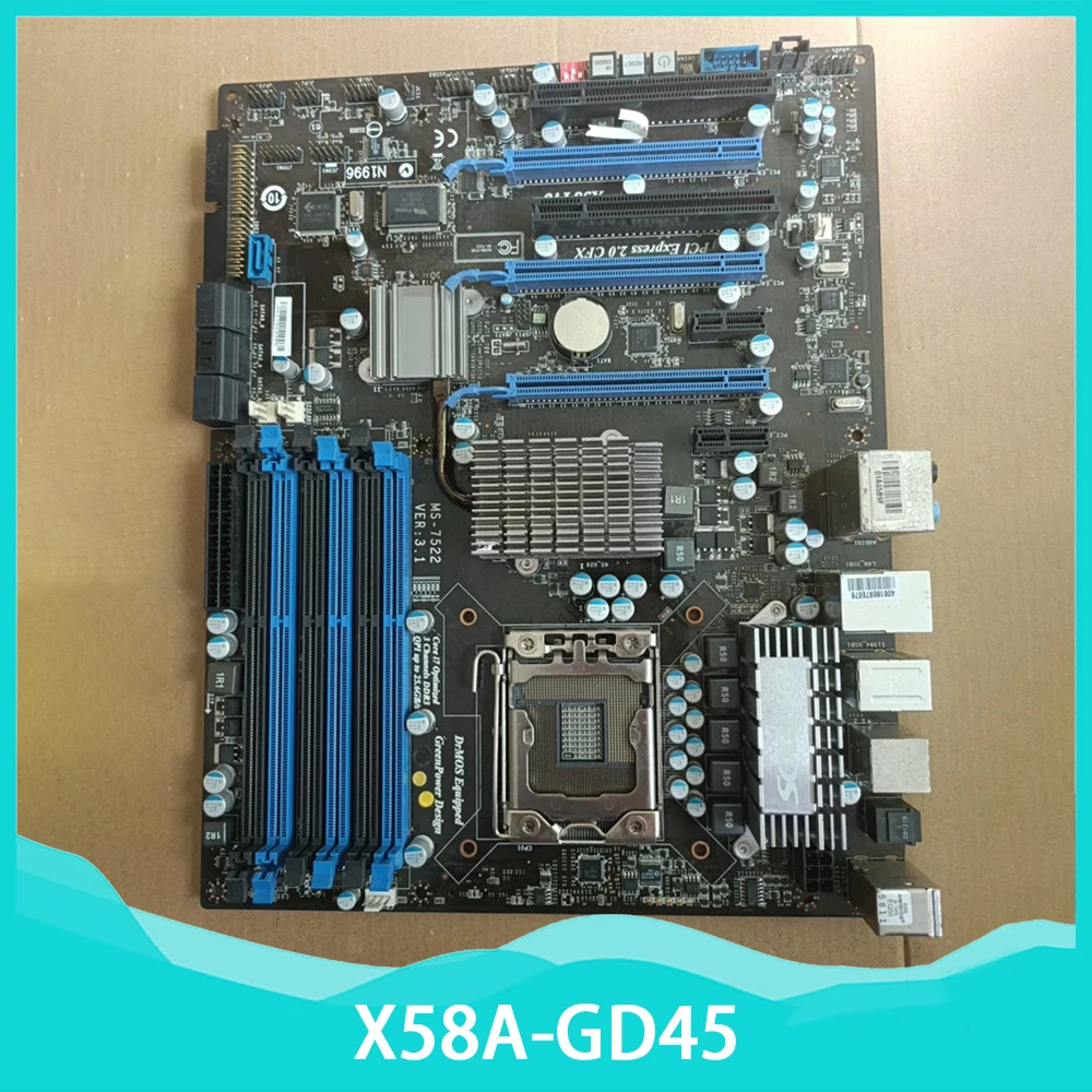 M-SI 마더보드 LGA1366 USB3.0 X58A-GD45용