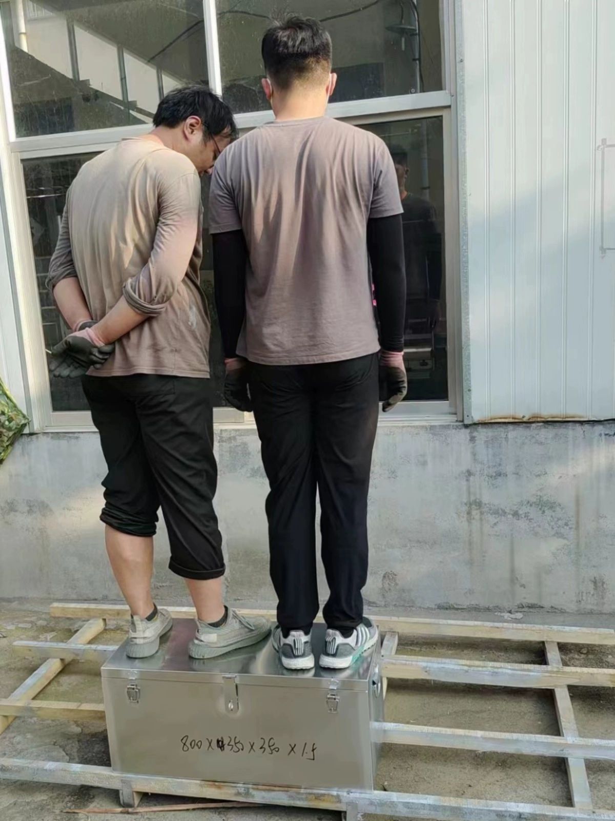 대형 공구함 장비 스테인리스 공구통 수납 적재함 보관 스테인레스 잠금장치 부품함 - 상세 이미지 5