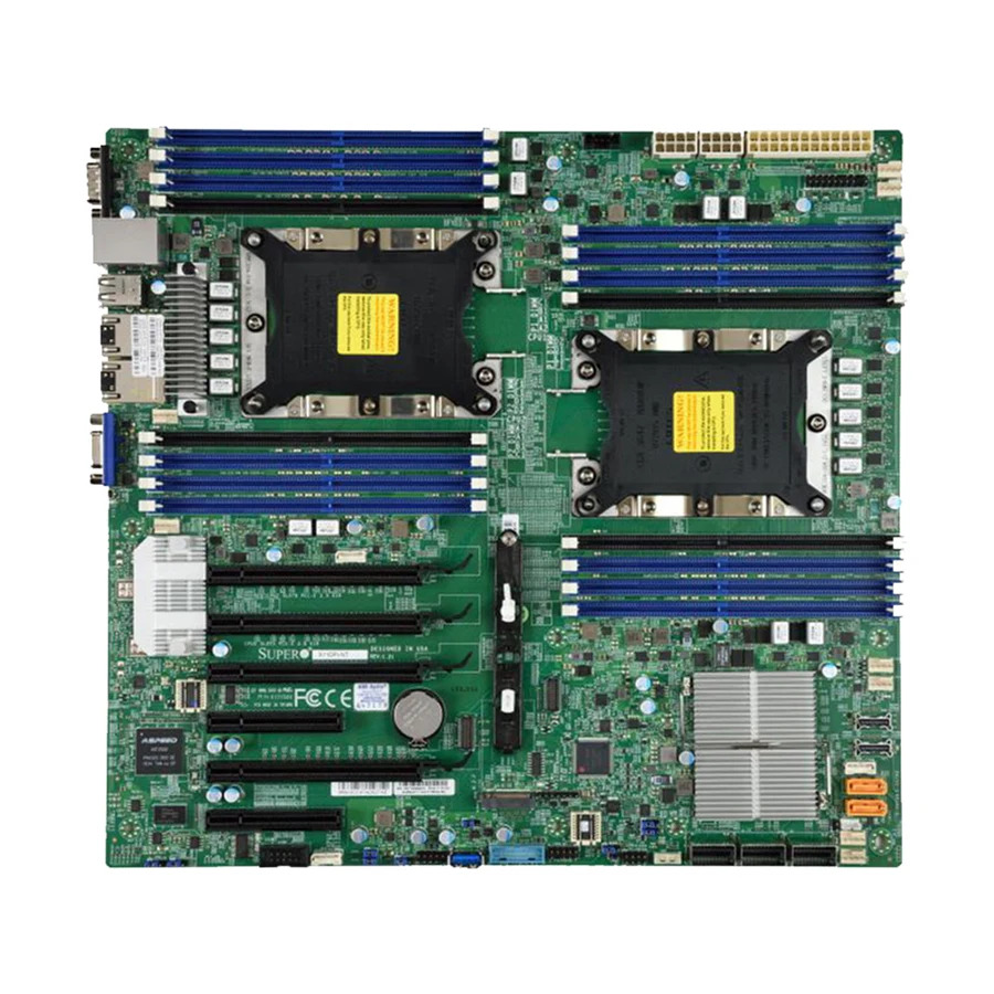 Supermicro X11DPi-NT 듀얼 채널듀얼기가비트 c622 지원 LGA3647 그래픽 마더보드 리퍼 완료