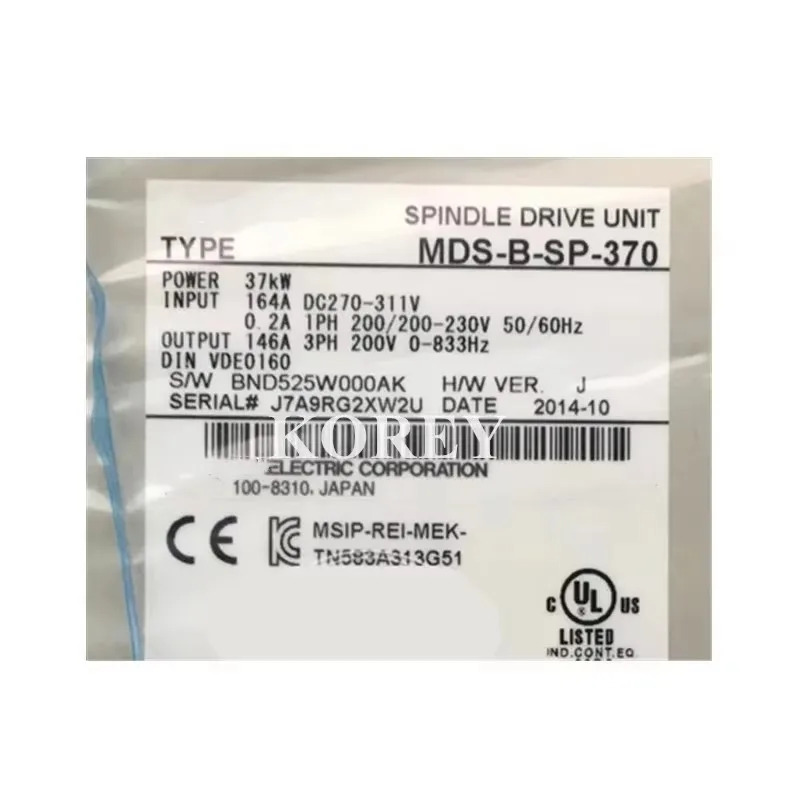 서보 드라이버 MDS-B-SP-260 MDS-B-SP-370 MDS-B-SPH-37 MDSBDPJ2X-75 MDS-B-SP-220 MDS-B-SP-150 포장