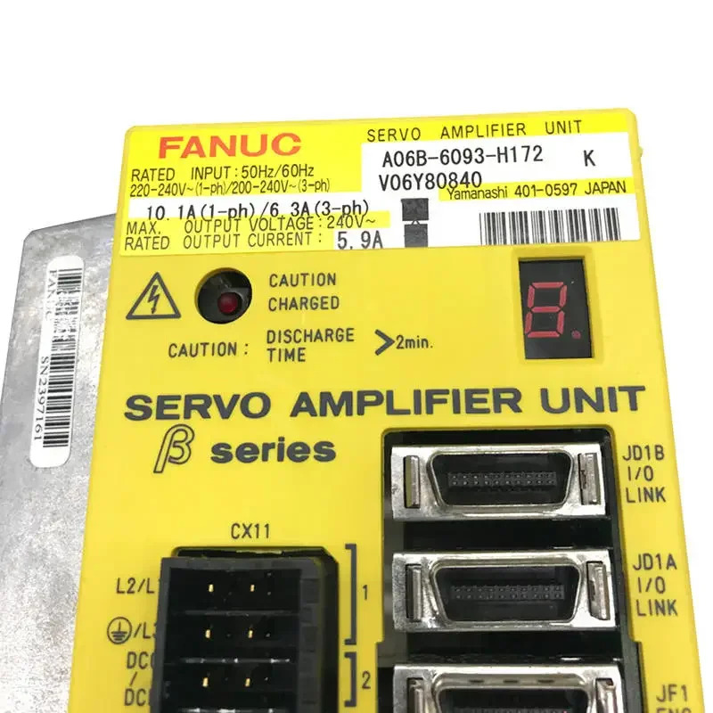 FANUC A06B-6093-H171 A06B-6093-H172 AC 모터 드라이버 CNC 시스템서보 유닛