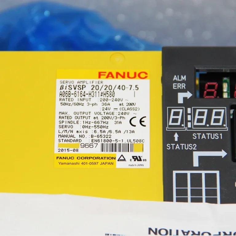 A06B-6164-H311 H580 리퍼 Fanuc 서보 드라이브 완료