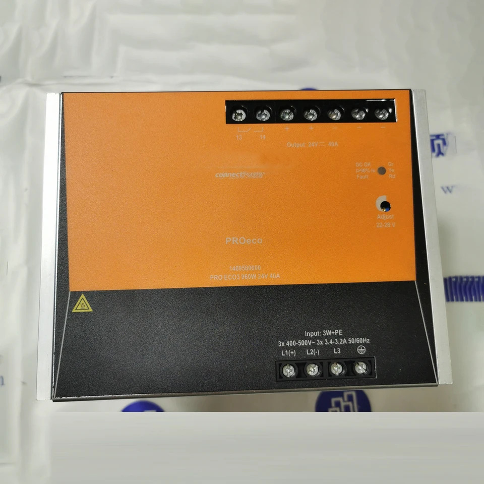 Weidmuller 스위칭 전원공급장치 모듈 가이드 레일 설치 PRO ECO3 960W 24V 40A 1469560000