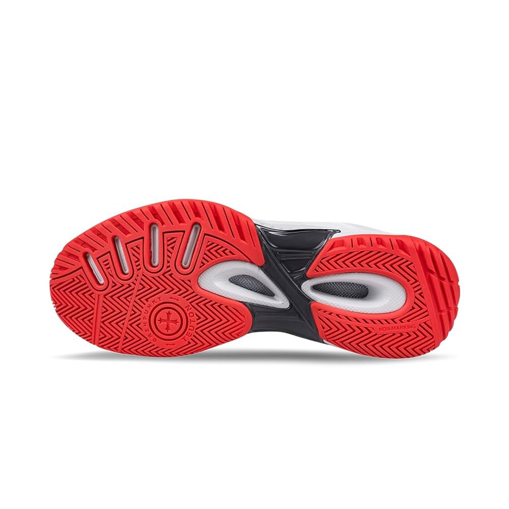 Teuton Sports ST2 유니 올 코트 스쿼시, 가볍고 피클볼 여성 좋은 통기성이 위한 슈즈 8.5 테니스, 등을 스니커즈., 10/남성 라이트그레이., - 상세 이미지 3