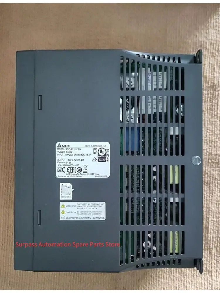 ASD-A2-5523-M 리퍼 서보 드라이버 5.5kW 기능 작동 ok