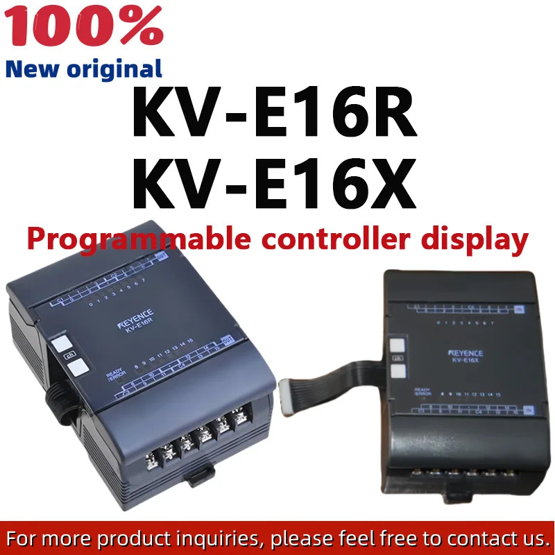 KV-E16R KV-E16X 오리지널 PLC 프로그래밍 컨트롤러 릴레이 출력 확장